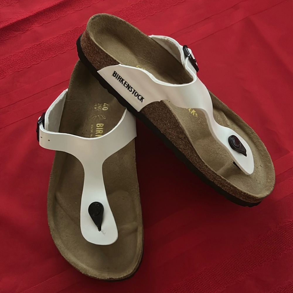Birkenstock Gizeh Birko-flor faux leather size 40
